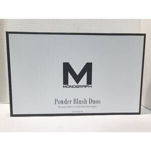 MONOGRAPH Powder Blush Duos Compacts, 16 Different Colors New